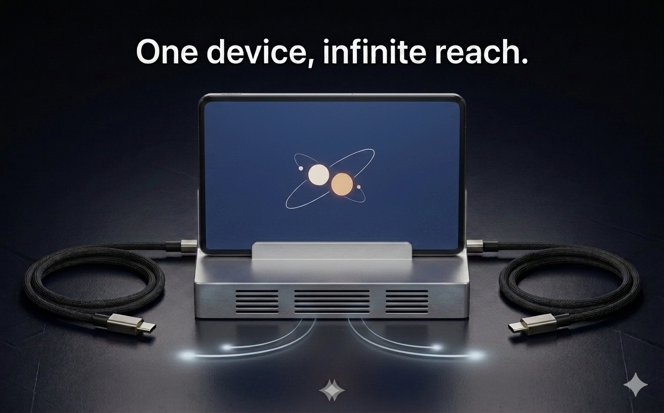 The Ardra Tab docked into a compute node